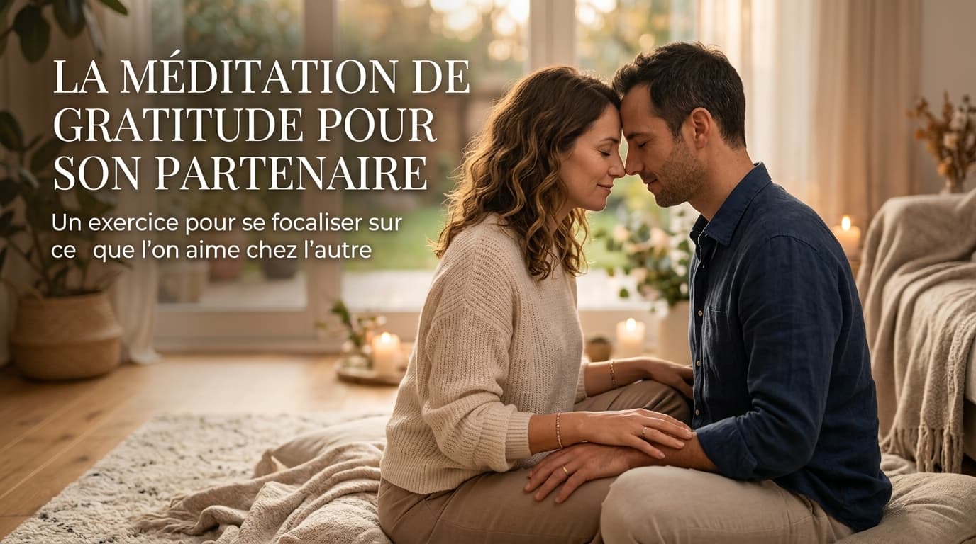 La méditation de gratitude pour son partenaire