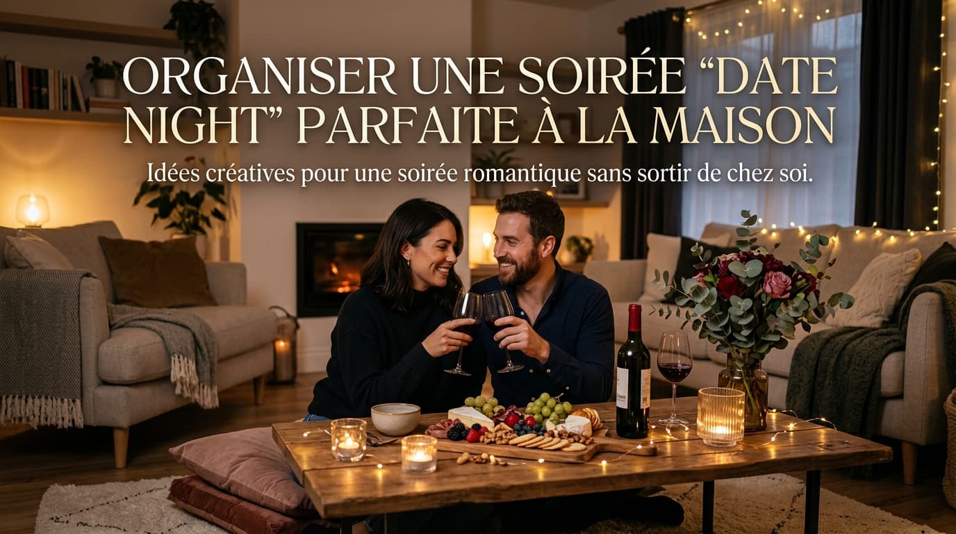 Organiser une soirée 'Date Night' parfaite à la maison