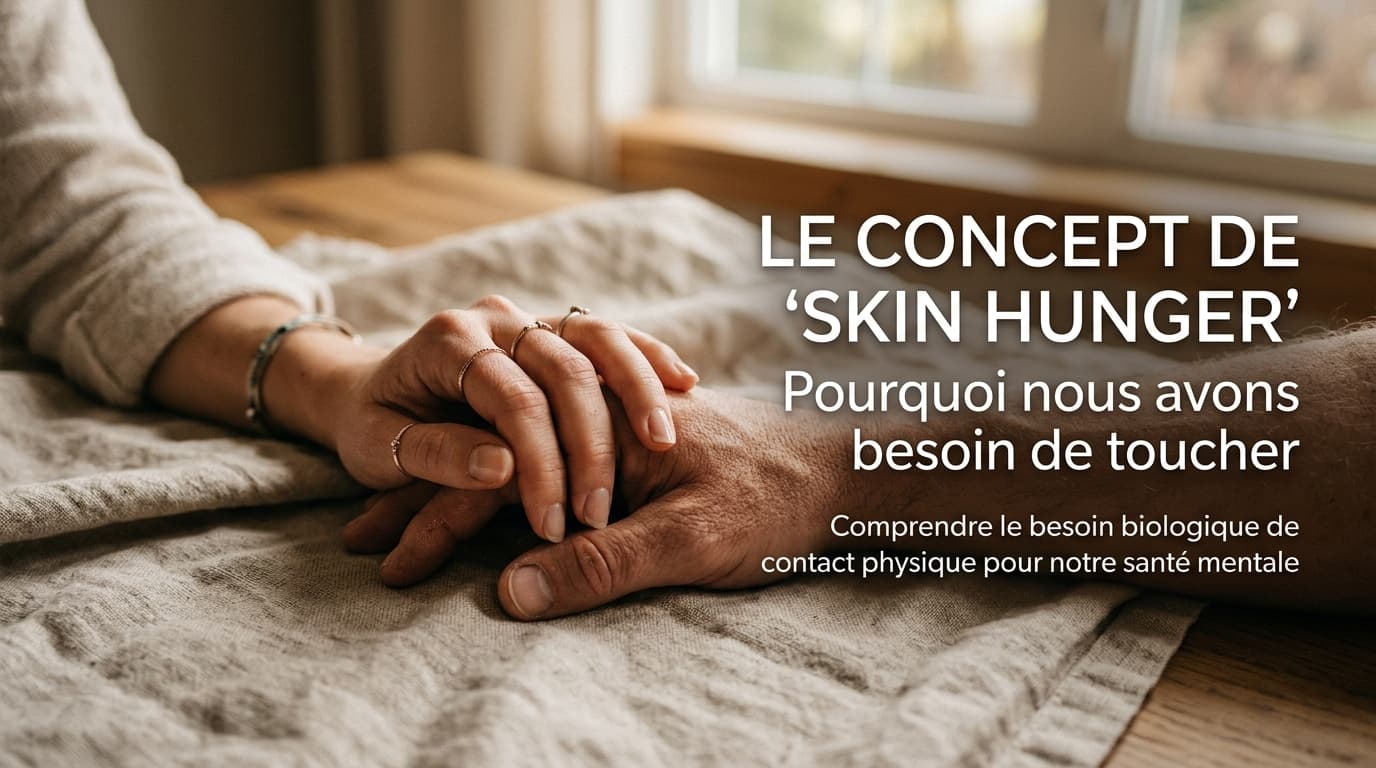 Le concept de 'Skin Hunger' : Pourquoi nous avons besoin de toucher
