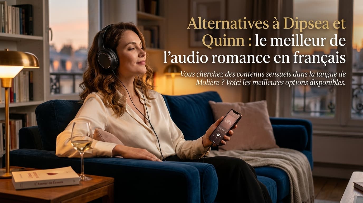Alternatives à Dipsea et Quinn : le meilleur de l'audio romance en français