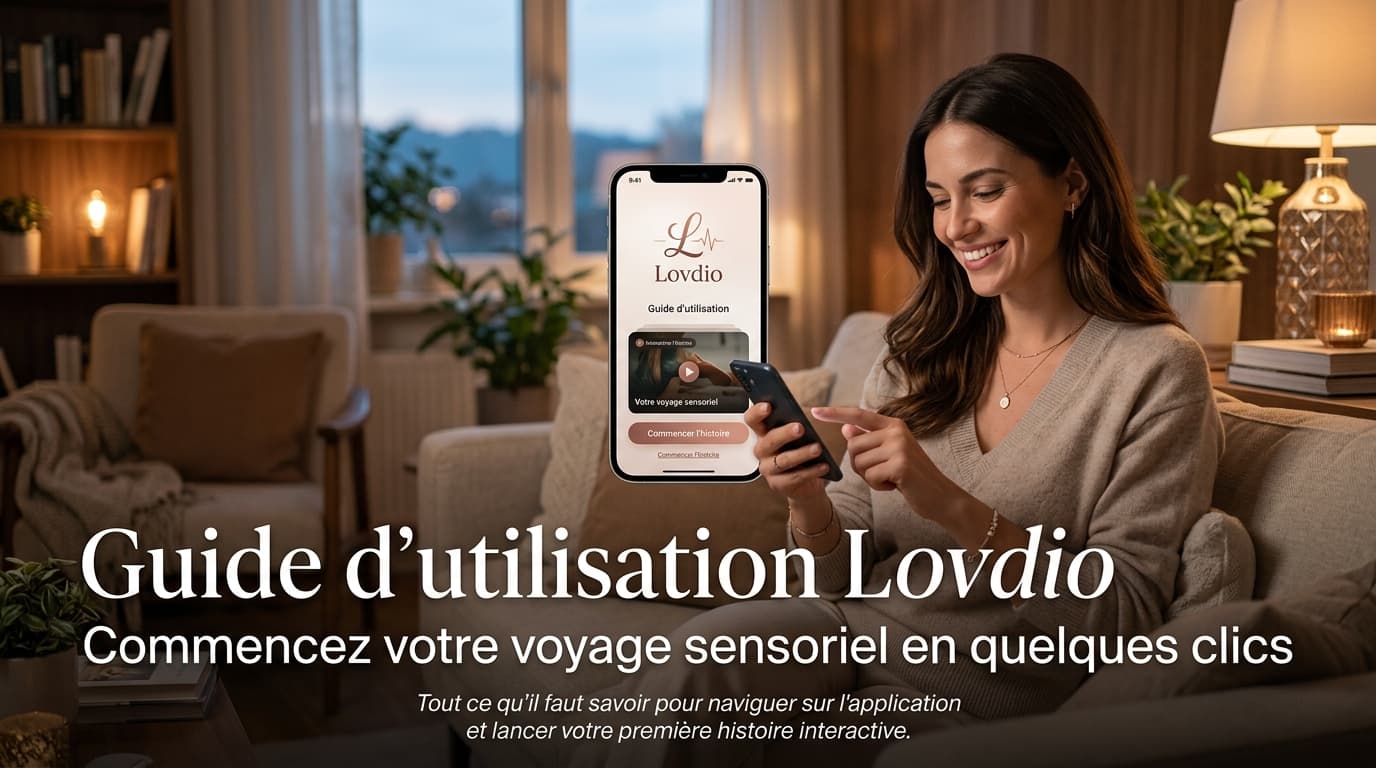 Guide d'utilisation Lovdio : commencez votre voyage sensoriel en quelques clics